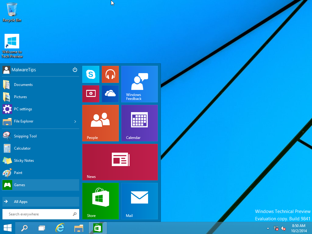 Windows 10 technical preview iso file download
