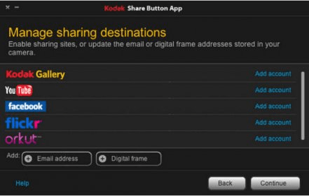 Kodak share button app download for android